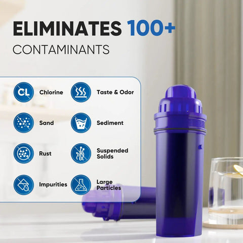 CRF950Z Pitcher Water Filter Replacement For Pur PPF900Z PPF951K PPT700W CR1100C DS1800Z eliminating contaminants list