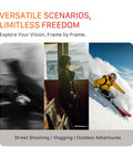 Collage showing diverse uses of DJI Osmo Action 6 Street Snap Kit, including street shooting, vlogging, and outdoor adventures.