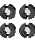 Four 45 Steel Double Split Shaft Collar 1 Inch ID, One and Three Quarter Inch OD, One Half Inch Thick Clamping Collars
