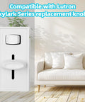 Six Pack Replacement Dimmer Knob Set Universal Dimmer Knobs For Ceiling Lights And Wall Switches Easy Install Fits Skylark Models SCL 153P S 600 S 600P S 660PNL S 603P S 603PNL S 603PG S 1000 Durable PETG