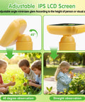 Kid Friendly Digital Handheld Microscope With 5 Slides 2.4 Inch IPS LCD 1000X Magnification 1080P Video 32GB Card Portable Pocket Microscope For Boys And Girls Aged 3 To 12 Cool Science Toy with adjustable screen, kids outdoors