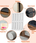 Heavy Duty Silicone Cabinet Door Bumpers, Ultra Grippy Self Adhesive Anticollision Tape, Pro Level Noise Dampening Pads For Kitchen Cabinets And Wood Furniture in various applications.
