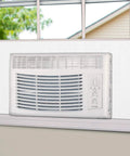 Window Air Conditioner Side Insulation Foam Panel Kit, One Piece Full Surround Seal, Leather Pattern PVC Surface installed