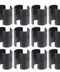 32 Pack Wire Shelf Clips Replacement Plastic Locking Clips for Heavy Duty Wire Shelving System, top view