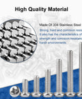 100 Pack M3 X 5mm Phillips Pan Head Machine Screws Pro Shop Grade 304 Stainless Steel Rust Resistant hardware on display.