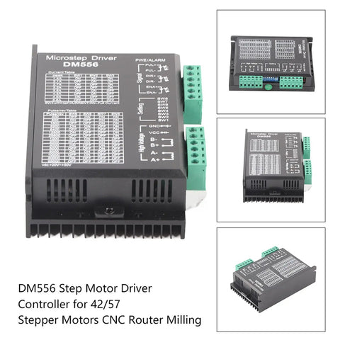 Stepper Motor Driver Controller For CNC Router And Milling Machines 48V DC Peak Power 5.6A Pro Grade Automation