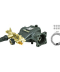 No Fuss Easy Install 3200 PSI 2.8 GPM Horizontal Replacement Pressure Washer Pump Kit with hardware and tubing
