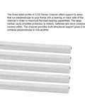 D Shaft Stainless Steel Robot Axle 6mm x 100mm 5 Pack Flat Side Drive Shaft in row view