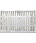 MERV 8 Furnace And AC Air Filter 16x25x5 Inch Two Pack Fits HVAC Systems With Foam Edging For A Tight Seal Helps Trap Dust Pollen Mold Spores