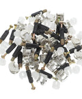 Cam Lock Fastener Kit For Cabinets And Wardrobes 24 Sets With 35mm Plastic Rods Cam Dowels Eccentric Wheels hardware pile view
