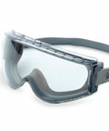 Stealth Safety Goggles With Clear Uvextreme Anti Fog Lens, Gray Frame And Neoprene Headband, Universal Fit, Durable Eye Protection For Work