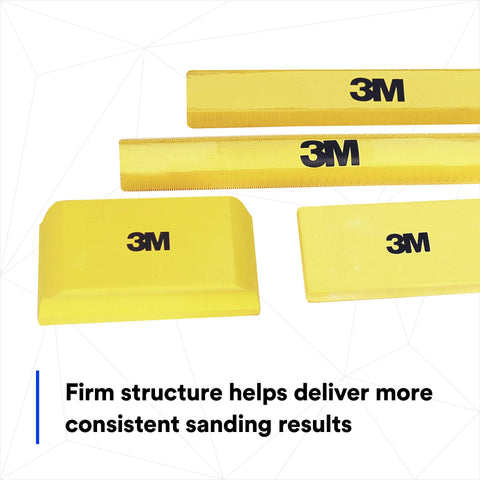 3M sanding blocks set for consistent results, featuring various sizes for curves. Hand Sanding Block For Consistent Results With Ergonomic Grip.