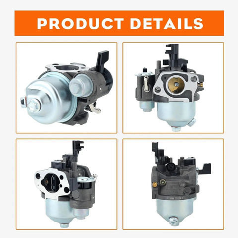 Four views of GX160 Carburetor Replacement Kit For Honda GX160 GX200 And Predator 212cc OHV Engines 5.5HP 6.5HP 196cc 163cc