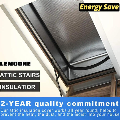 Attic Stairs Insulation Cover Kit For Pull Down Attic Door In Garage 25 By 54 By 11 Inches All Year Airtight Seal Draft Stopper Easy Install