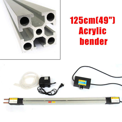 48 Inch Acrylic And Pvc Plastic Bender Heater Tool For Manual Bending Sheets 110V aluminum alloy bender with heating element.