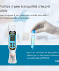 PCTSTestr 50 Waterproof Pocket PH Conductivity TDS Salinity Tester, Pro Grade 50 Series With LCD Display, 3 Point Calibration, All In One On The Go Battery Powered, Field And Lab Ready, Black