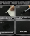Leather And Vinyl Repair Kit For Sofas Jackets Car Seats And Purses With Easy To Follow Instructions No Experience Needed To Match Any Color And Restore Any Material Like Bonded Italian Pleather Or Genuine Leather Surfaces step-by-step guide.