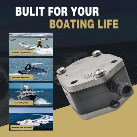 Two Pack Fuel Pumps For Yamaha Outboard 2 Stroke 115 130 140 150 175 200 225 250 300 HP with boating life benefits