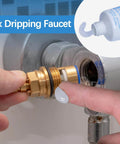 Applying food grade silicone grease for faucets and O rings valve rubber seals pool pump lube to fix dripping faucet