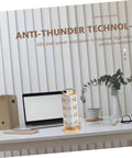 Bang For Your Buck Usb Power Strip With Heavy Duty Ac Outlets And Rapid Charge Ports Overload Guard Extension Cable on desk setup.