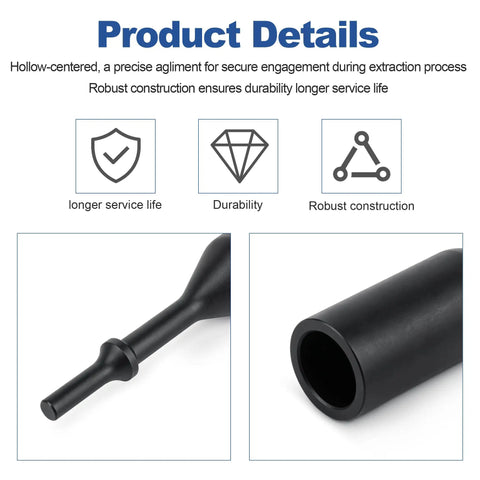 Heavy Duty Truck Wheel Hub Cone Washer Removal Tool For Floating Axle Dual Rear Wheels DRW With 0.401 Air Hammer Shank Receiver detail