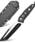 Durable Fixed Blade Knife With DC53 Steel Tanto Full Tang Nylon Fiberglass Handle Beefy EDC For Outdoor Camping Adventure Survival Gear
