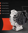 Alternator For Ford Fiesta 2011-2019 1.6L DOHC Naturally Aspirated 12V 120A 6-Groove Pulley Clockwise Replacement