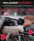 Straight Up Replacement Engine Coolant Expansion Reservoir Overflow Tank For Mercedes Benz SLS C63 ML63 GL500, coolant cap close-up.