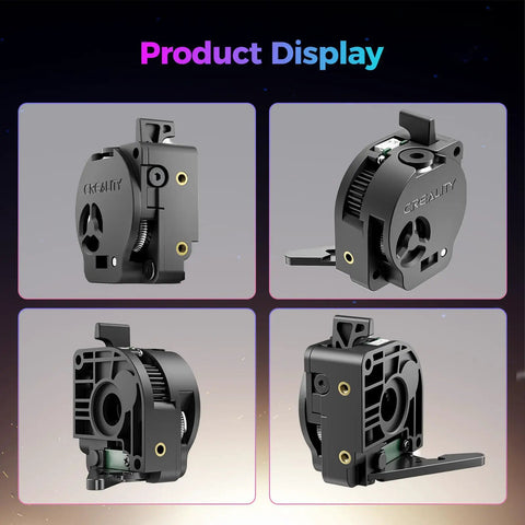 K2 SE Extruder Kit Replacement With Beefy 80N Extrusion Force, Built-In Filament Break Sensor, Heavy-Duty Dual Gears For Smooth Feeding, No-Jam Printing, Direct Swap For Your K2 SE 3D Printer, black Creality extruder