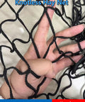 Heavy Duty Slow Feeding Horse Hay Net 5 By 5 Ft 1.75 Inch Knotless Mesh Reduces Hay Waste 60 Percent Weatherproof