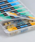 Metal Film Resistor Kit With 600 Pieces 30 Values From 1 Ohm To 1 Megaohm 1 Percent Tolerance 0.5W in transparent boxes
