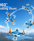 Beginner Friendly Mini Drone for Easy Carry and Stable Hover With Altitude Hold, 360 Degree Flips, outdoor sky backdrop