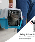 Hardcore M6 Dog Crate Screws With 12 Replacement Stainless Steel Bolts And Quick Grip Wing Nuts For Pet Carriers in use.