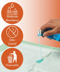 Ultra Dry Quick Change Underpads 30 By 36 Inches 100 Count Super Absorbent Bed Pads showing moisture being poured on the pad.