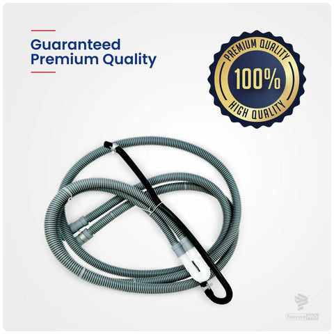 Replacement Hose Drain Assembly For LG Washer AEM69493808 PS11760658 coiled with connectors and quality badge