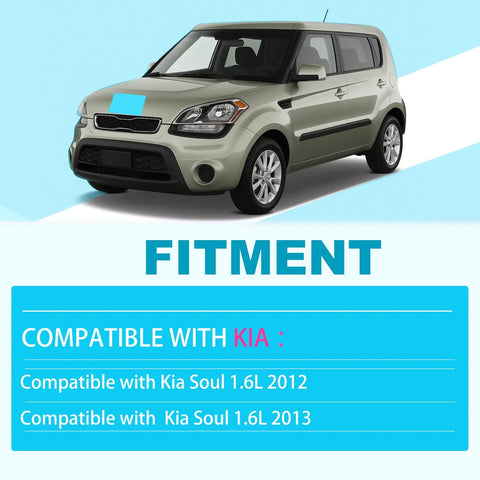 Durable 90 Amp 12 Volt 6 Groove Alternator Replacement For Kia Soul 2012 2013 1 6L With Clockwise Rotation Direct Fit