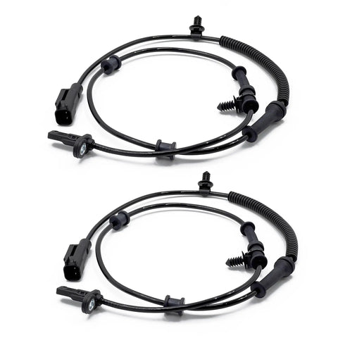 Rock Solid Front Left And Right Abs Wheel Speed Sensors Built Rugged For Jeep Grand Cherokee And Dodge Durango with wiring connectors.