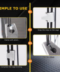 Heavy Duty Fence Pliers With 600 Wire Cage Clips J Clip And Snap Ring Fasteners in use on fencing for animal cages.