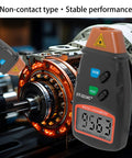 Portable Digital Laser Tachometer With Wide Measuring Range And Five Digit Display Non Contact RPM Meter for gearheads and motors