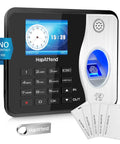 Straight Up Standalone Fingerprint Time Clock For Small Business Dead Simple Hour Tracker with display and RFID cards.