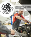 Heavy Duty Rubber Retaining Rings And Fastener Pins For Electric Wrench Socket Replacement 50 Set, shown with wrench in use.