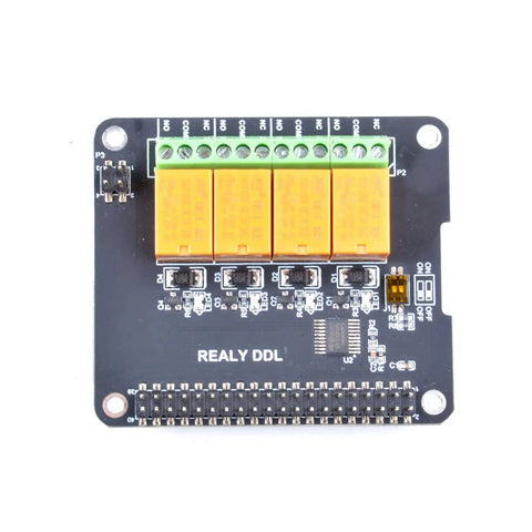 4 Channel Relay Module for Raspberry Pi High Voltage Switching Board Plug and Play Home Automation Add On for Pi 4B 3B Plus
