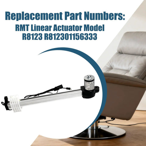 Replacement Heavy Duty Electric Recliner Lift Chair Linear Actuator Model R8123 R812301156333 with recliner background