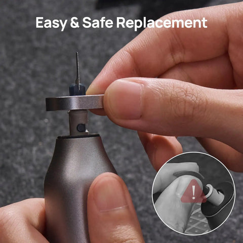 Easy replacement of the jigsaw blade using Hardcore Eight Piece Saw Blade Set Fits Neosander Sander.