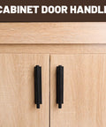Self Stick Push Pull Cabinet Handles Hidden Pulls Instant Install Cabinets Doors Wardrobes And Drawers Plastic No Drill Required Corrosion Resistant Smooth Feel Easy Peel And Stick Adhesive Rounded Ergonomic Design Black on wood cabinet doors