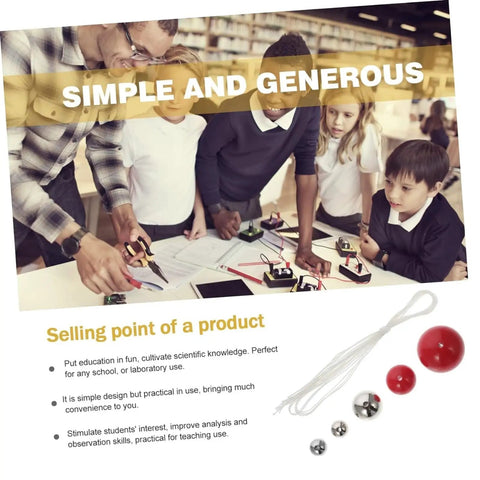 Students using Physics Mechanics Teaching Kit With Pendulum Set And Ball Lab Gear For Classroom Experiments Hands On Science Tools