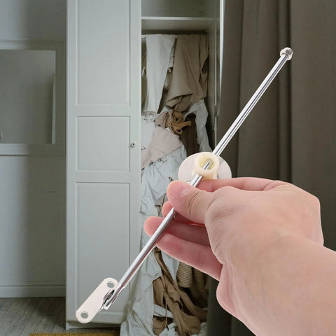 4 Pack Cabinet Support Rod Hinges For Kitchen Cabinets And Drop Leaf Surfaces Heavy Duty Metal Clamshell Style Support handheld