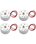 4 Pack Mini DC Motors 3.7V 8500RPM High Speed Electric Motor Kit For DIY Projects Wind Turbine Generators Educational Science Experiments