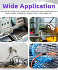 Various uses of Clip On Ferrite Ring Core Kit in reducing EMI RFI on different cables in electronics setup
