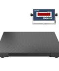 Heavy Duty 36 By 36 Inch Industrial Floor Scale With Digital Indicator, 5000 Lb Capacity, Durable Carbon Steel Platform, Diamond Plate Surface